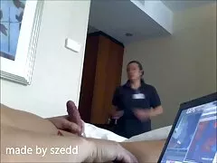 Boutonné par un jeune couple et un lesbienne black blanche canard oral